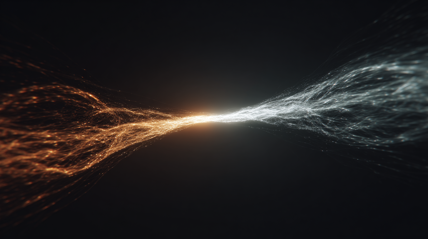 The founder's present and the circuit's full record, two views converging on a single output